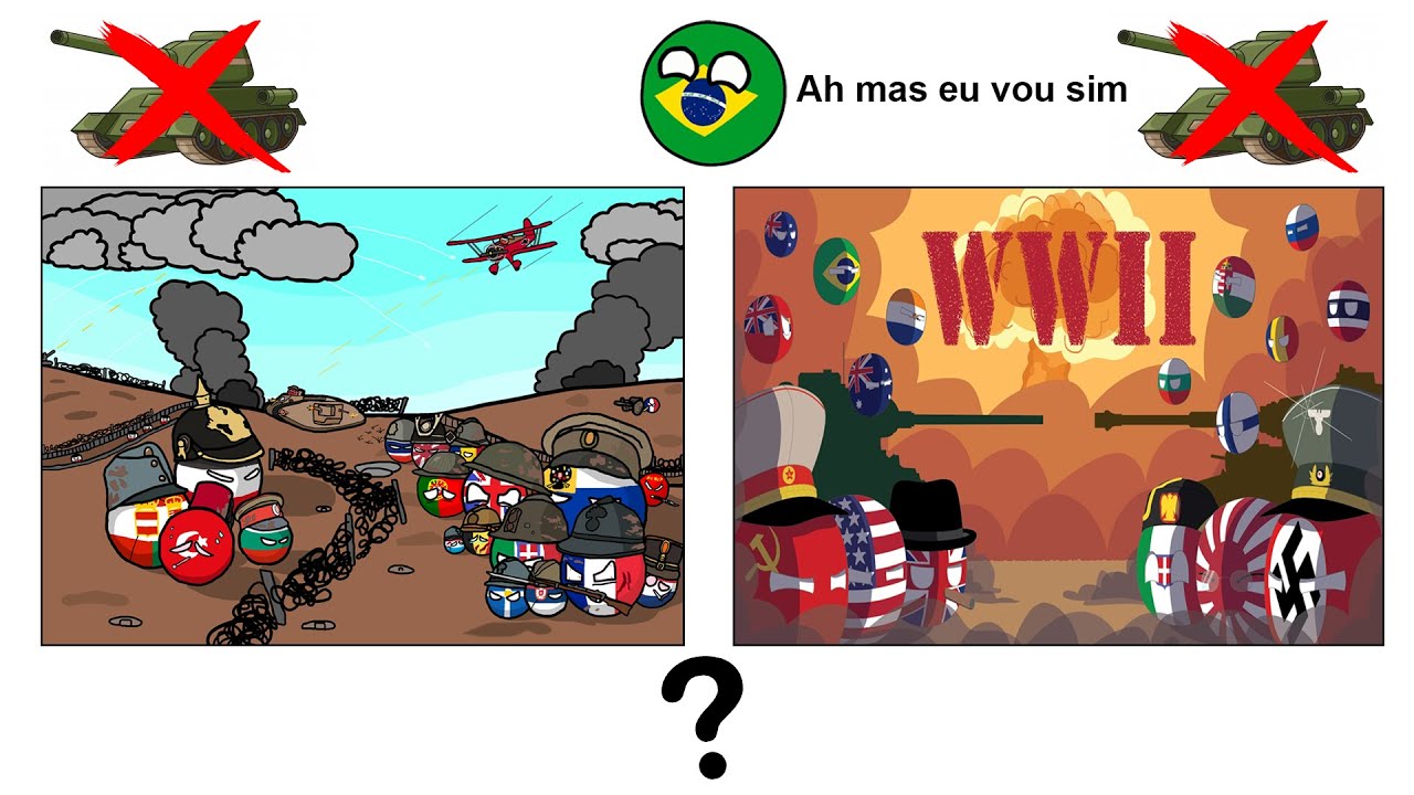 Por que o Brasil entrou na Primeira e na Segunda Guerra Mundial?