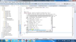 Android Punjabi Tutorial   Populate List Fragment fom Database Part 3