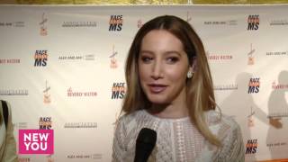 Ashley Tisdale at Race to Erase MS Gala (Interview 2016)