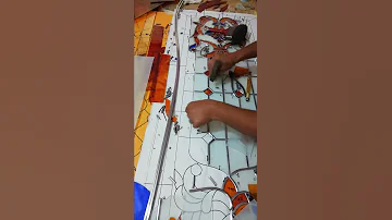طريقة عمل الزجاج المعشق 0505942234 قبب معشق قبب دائريه 