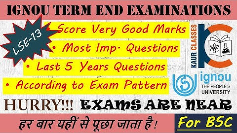 LSE-13 | Most Important Questions | Part-1 | Plant Diversity-II | Life Sciences | TEE | BSC | IGNOU