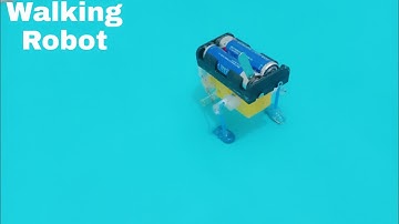 How to make Robot walking using Dc motor w/gearbox? easy idea ]| DiY