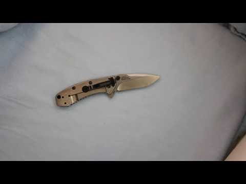 Kershaw Knives 1555G10 - video demo