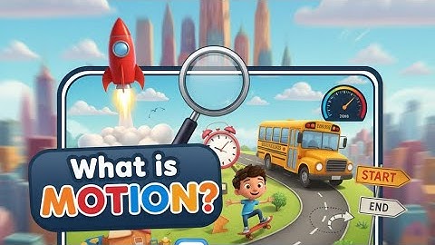 What is Motion? 🏃‍♀️💨 A Fun Physics Lesson on Distance, Displacement & Speed for Kids!