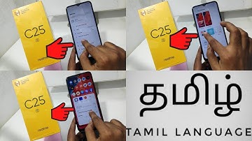 How to Change icon size And Style in REALME C25S,C25Y,C25 Tamil |  C25s|how to rounded corners Icons