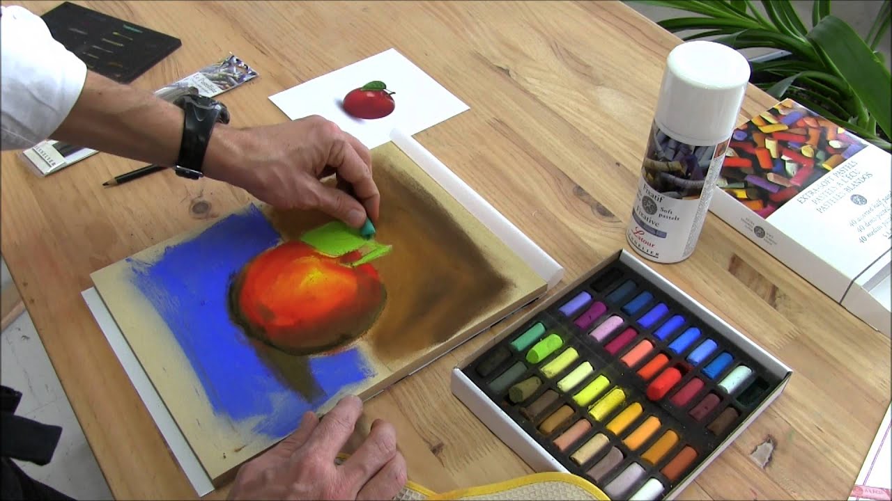 Rembrandt soft pastels demo 