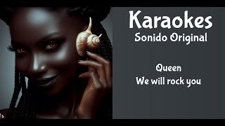Queen   We will rock you   Karaoke