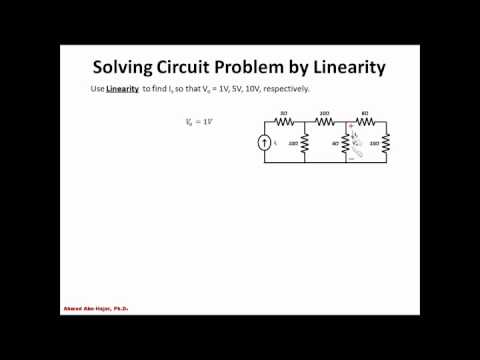 Electric Circuit Problem - Linearity - YouTube