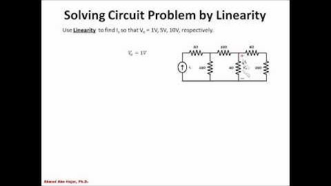 Electric Circuit Problem - Linearity