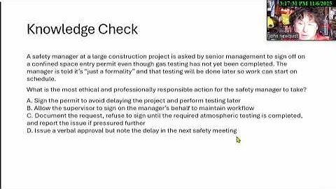 Daily Quiz ep36 Ethics   November 11 2025 BCSP