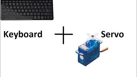 Keyboard controlled servo