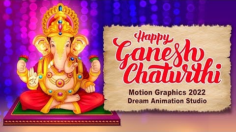 Lord Ganesha Motion Graphics 2022 | Dream Animation Studio | #ShriGanesh #2022