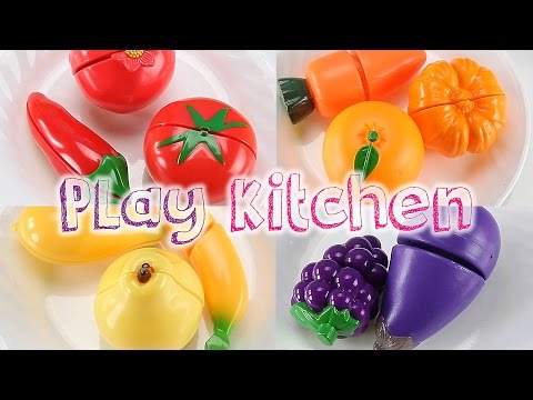 fun-beats-♥toy-nursery-rhyme♥-learn-fruits-veggies-names-colors-velcro-cutting-toy-food-playset