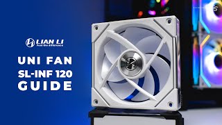 HOW TO Lian Li UNIFAN SL120 INFINITY Easy Installation & Setup Guide