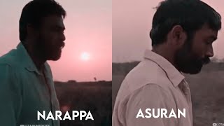 🥺Asuran and Narappa movie  feet falling sad  scene and sad bgm # sad scene