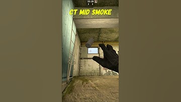CT MID Smoke On Cache CSGO #shorts