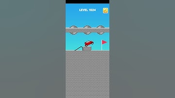Draw Bridge puzzle level 1624 #game #gameplay #gaming #games #draw #trending #drawing #short #shorts