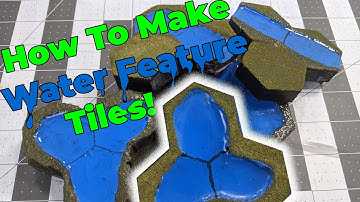 Making Water Feature Tiles for Battletech