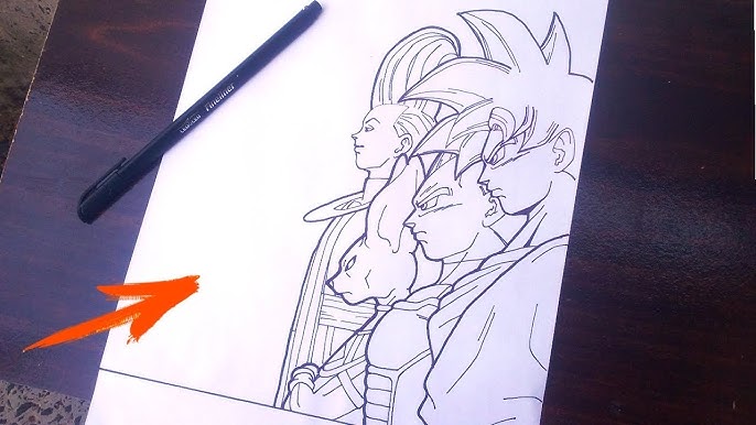 Desenho Art BR - 🔥Goku SSJ 3 - Dragon Ball Z 📌SALVA O