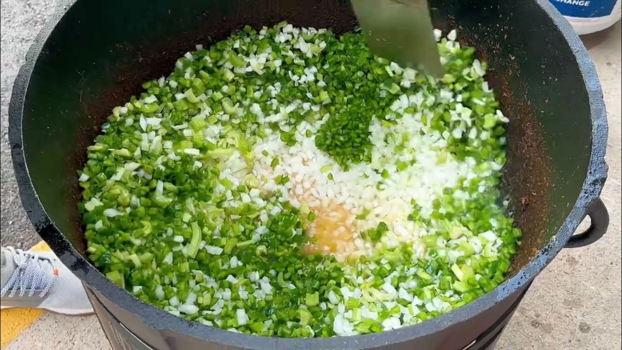 20 Gallon Jambalaya by The Cajun Ninja YouTube