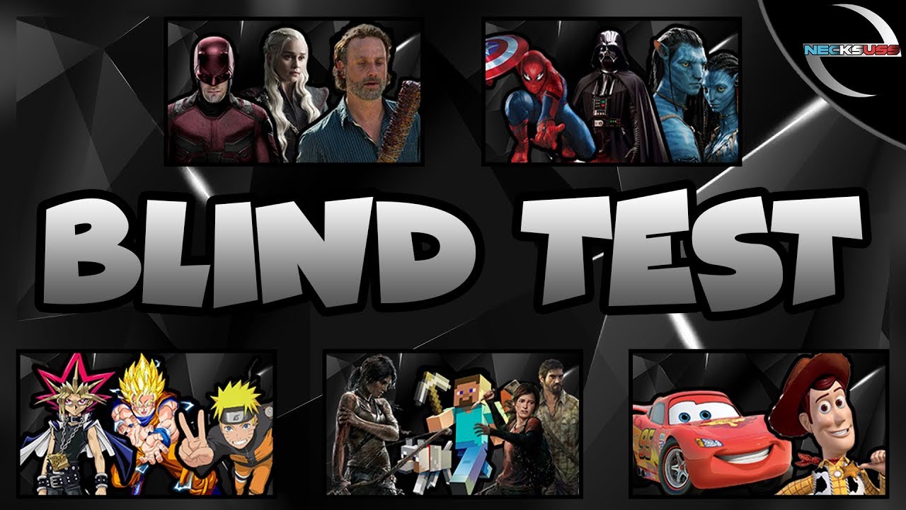 Blind Test 100 Musiques Films Séries Jeux Mangas Disneys Et Pixars