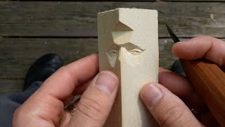 Wood Carving Eyes For Beginners-A Guide to Whittling Eyes--Knife Only