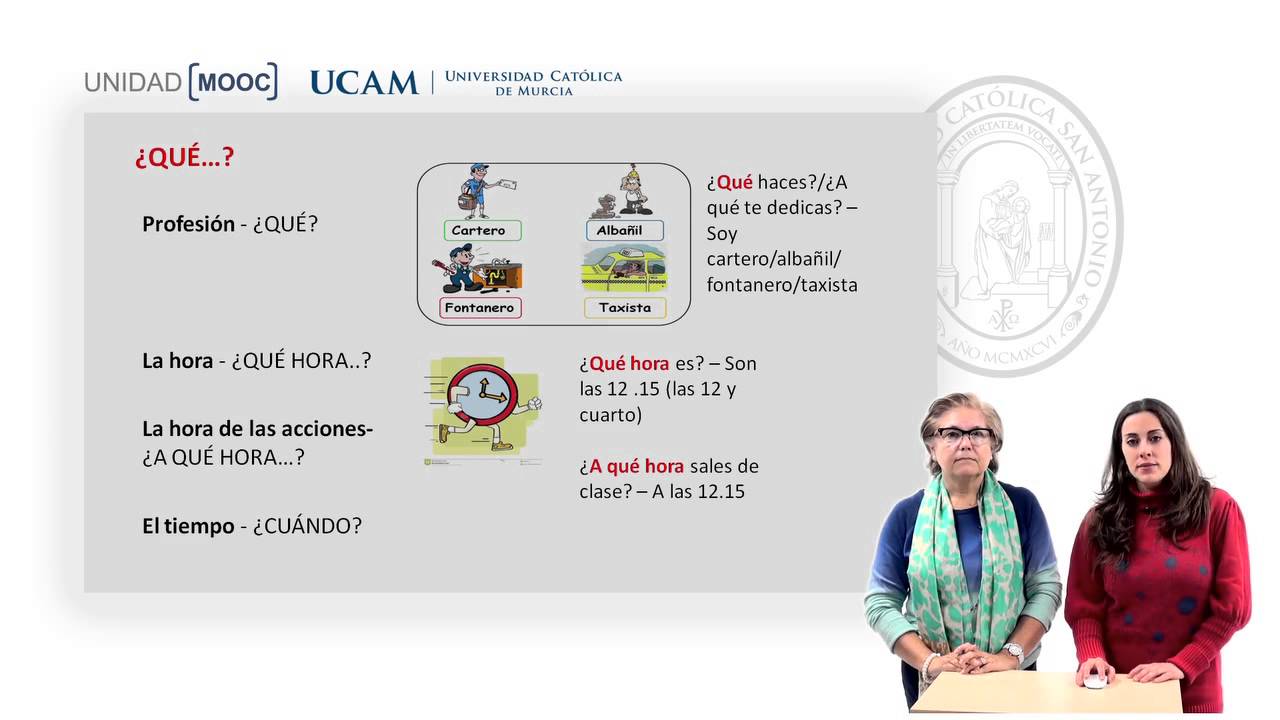 MOOC Course Easy Spanish - Unit 5. Preguntando cosas - YouTube