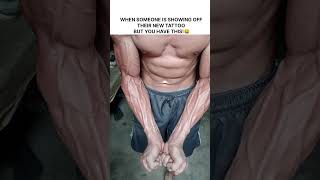 Download Lagu MY TATTOO 💪 || FITNESS || #ytshorts  #viralshorts #youtubeshorts  | korak bommer exploring MP3