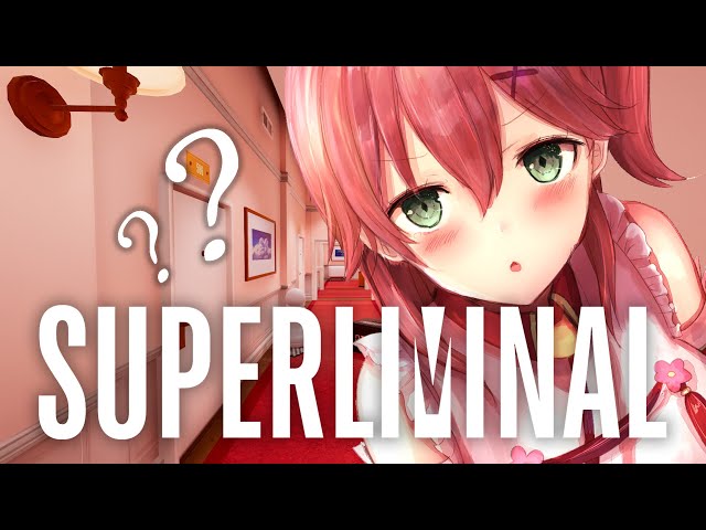 【Superliminal】全てを疑え！絶対に騙されるゲーム【ホロライブ/さくらみこ】のサムネイル