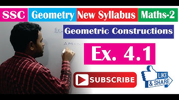 10th Geometry Practice Set 4.1 |  GEOMETRIC CONSTRUCTION | MAHESH PRAJAPATI
