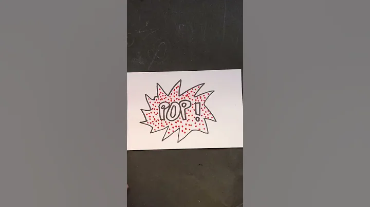 HOW TO DRAW INSPIRED BY ROY LICHTENSTEIN POP ART S...