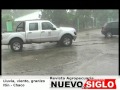 Temporal de viento y granizo en Itín - Chaco