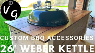 Custom BBQ Accessories for my 26 inch Weber kettle - Weber Kettle Modification