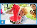 수박 슬라임 만들기 놀이 Watermelon slime Pretend Play for kids & children