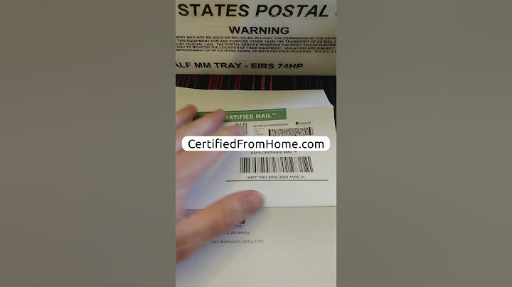 How to send a certified letter 🖆
