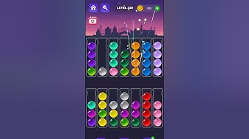 Ball Sort Master Game Level - 329 Without Boosters | Puzzle Game | #entertainment #puzzle #game
