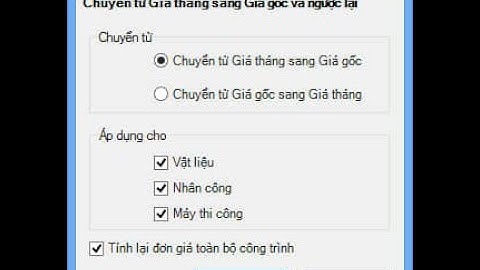 Giá gốc trong dự toán là gì năm 2024