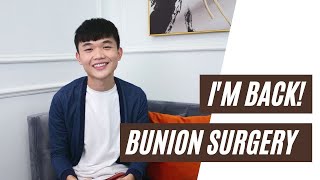 Finally I'm back! Bunion Surgery Update on why I haven't been posting