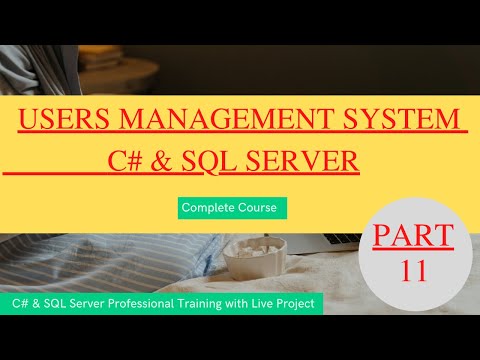 Users Management System with C# and SQL -11-Use Confirmation Before Delete or Update- Dialog Result