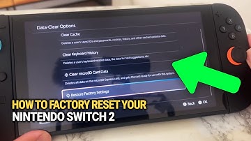 How to Factory Reset Your Nintendo Switch 2: Erase Data & Start Fresh!