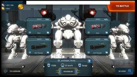 War Robots test server Nov2016 TWO NEW ROBOTS!