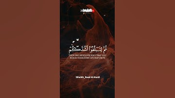 (هو الذي خلقكم من تراب)رعد الكردي ||حالات واتس||قران كريم