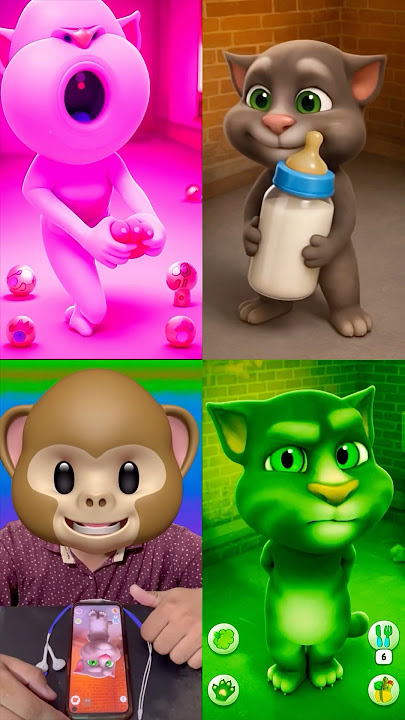 Talking Tom Cat’s Cutest Milk Moment! #shorts EP 2