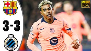 Download lagu Barcelona vs Club Brugge 3-3 Highlights & All Goals 2025 đ„ Lamine Yamal Goal