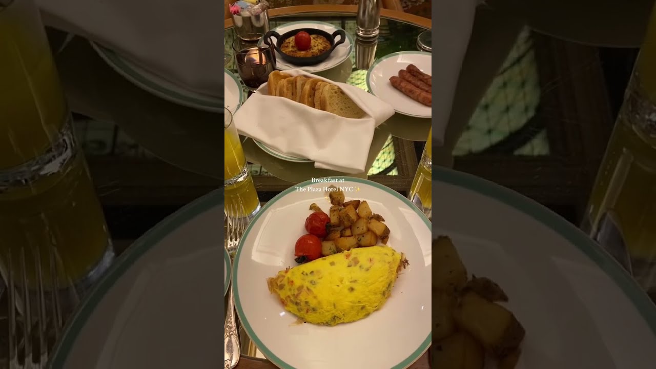 Breakfast at the Plaza Hotel, NYC🎄