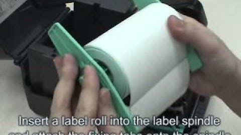 TSC TTP 244 PLUS LOADING LABELS.wmv