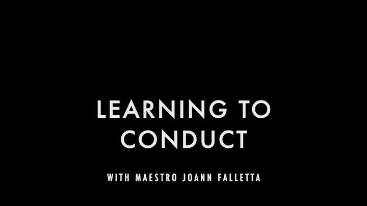 "Learning to Conduct" trailer for MAESTRO JoANN FA...