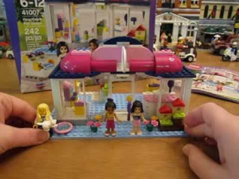 Lego Friends Set 41007 Heartlake Pet Salon Review!