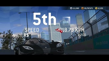 Koenigsegg One:1 Formula E Hong Kong Circuit Speed Snap.