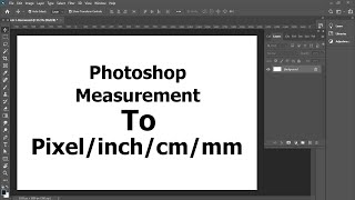 How To Change Photoshop Measurement To Pixel/inch/cm/mm